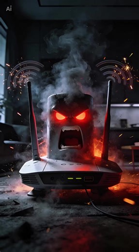 Router Lifehack für stabilere Verbindung 🛜 #sprechendegegenstände #wenndingereden #lifehack #animation #wlan @smartalltag01