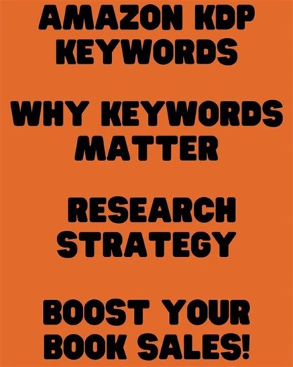 📚Want to understand Amazon KDP keywords? 📚 The right keywords make all the differen...