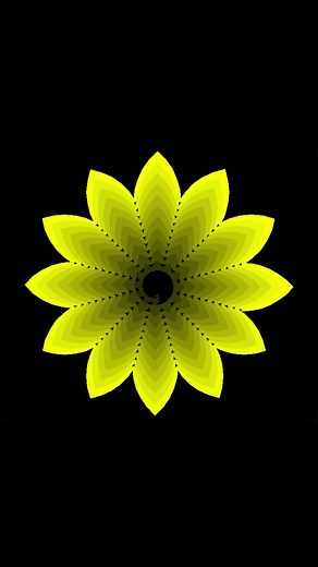 Cómo dibujar flores amarillas con Python