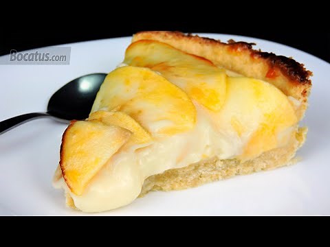 Receta de Tarta de Manzana con crema pastelera
