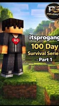 I Survived 100 Days in Minecraft Hardcore 😱 | Part 1 (Hindi) #minecraftchallenge #minecraftonly