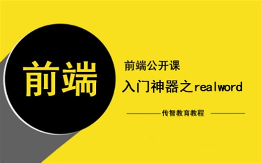 前端技术入门神器realword