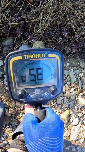 Gold Hunting on the River Bank with Metal Detector #treasure #metaldetecting #fragpunk #springbreak
