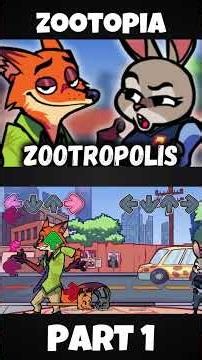 FNF - Zootropolis Funkin' [PART 1] (Demo / V1) (FNF MOD) #shorts