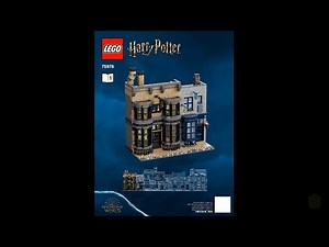 LEGO Harry Potter 75978 – Complete Diagon Alley Instructions! (Booklet 01 of 4 only)