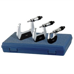 Fowler 0-3" Swiss Style Micrometer Set