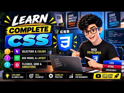 Learn Complete CSS | CSS Full Course for Beginners | Zero to Projects 💻 #csstutorials