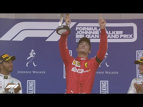 2019 BelgianGP F1 Podium