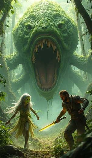 Alien Girl Swallowed by a Carnivorous Plant—Only a Human Was Brave Enough to Save Her | HFY Sci-Fi