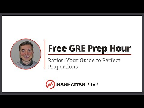Free GRE Prep Hour: A Guide to Ratios