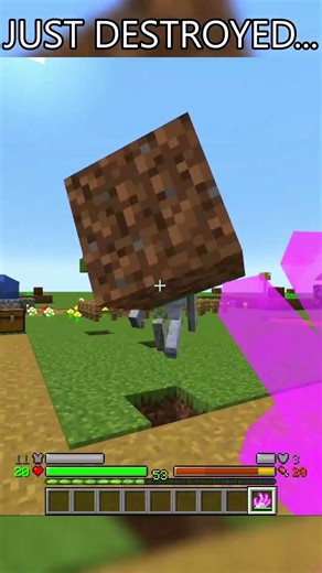 🖐️I CAME TO VILLAGERS WITH ENDER HAND AND... IN MINECRAFT #shorts #magic