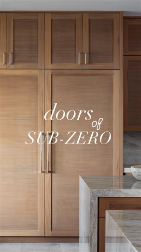 Village Appliances on Instagram: "The versatility of a Sub-Zero refrigerator. 🤩 Whether you want standout stainless or a panel-ready design that blends right in, the options are endless. #fridge #kitchengoals #kitchenremodel #luxuryappliances #interiordesignlovers #homeinteriors"