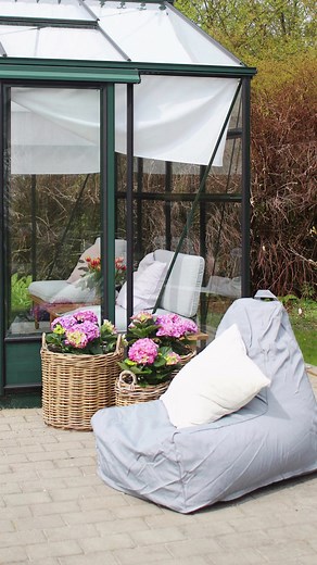Transform your conservatory into a stunning all-year-round living space with our amazing furniture options! 🏡 Visit our website to upgrade your space today. 🎥 @smaaglimtaflykke 🛍 Bean Bag SIESTA, Garden Set FRASCATI #ConservatoryMakeover #AllYearLiving #HomeRenovation #InteriorDesign #FurnitureInspo | Beliani UK