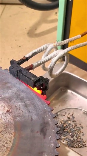 High Frequency Induction Heater | Serrated Blade Quenching