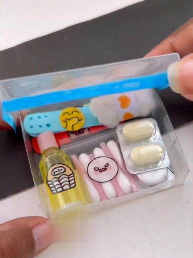 Handmade Miniatures DIY First Aid Kit Craft | MurlinaCraft