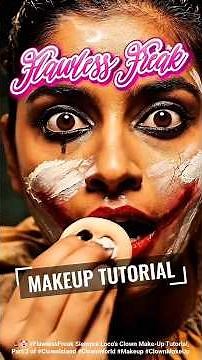 💄🤡 #FlawlessFreak Clown Make-Up Tutorial, Part 2 of #ClownIsland #ClownWorld #Makeup #ClownMakeUp