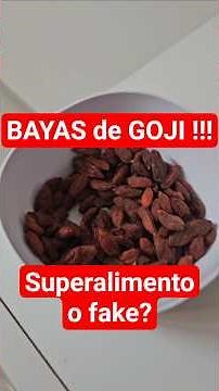 Bayas de Goji! que son? para que sirven y como usarlas!