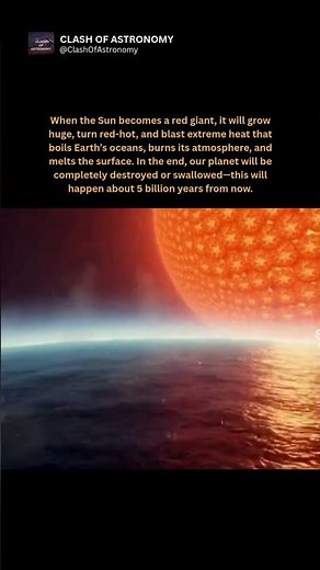 When the Sun Becomes a Red Giant… Earth Will Not Survive