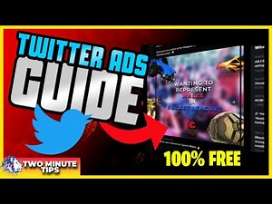 Twitter Ads Tutorial - How to set up Twitter Ads for FREE | Two Minute Tips