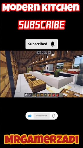 Modern Kitchen Build in Minecraft | Best Kitchen Design Tutorial🔥☠️