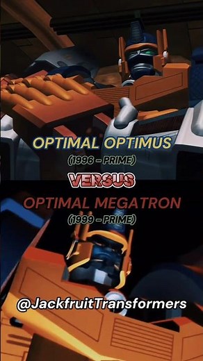 OPTIMAL MEGATRON 🆚 OPTIMAL OPTIMUS #beastwars #edit