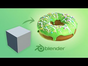 Doughnut Generator in Blender (Geometry Nodes for Beginners - part 1: The Basics)