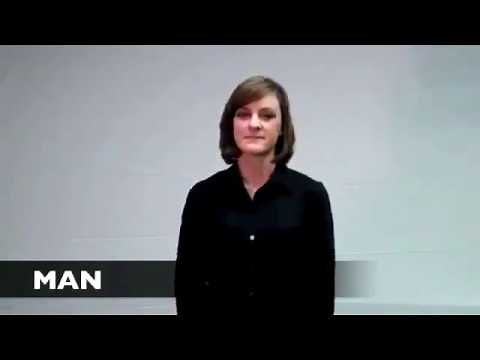 How to sign man in ASL