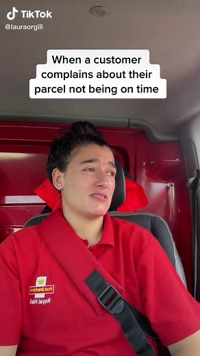 As long as it gets there in one piece it’s all good😂 #TikTokPostie