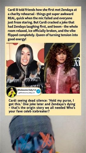 Cardi B Broke the Awkward Silence With Zendaya in the Most Iconic Way! 🎤🔥