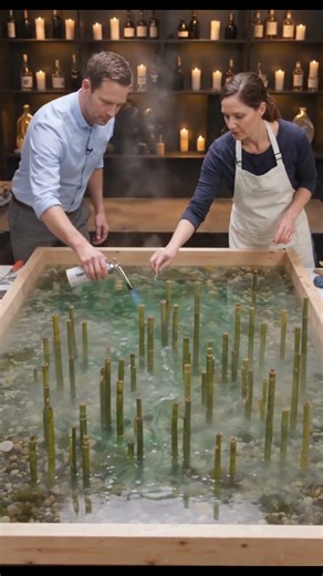 The Most Satisfying Bamboo Resin Table DIY!