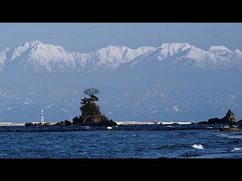 富山湾と立山連峰 North Japan Alps view over Toyama Bay(Shot on RED ONE)