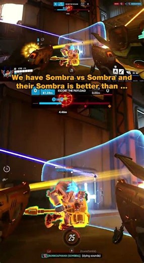 When Sombra Hacks Herself? Epic Sombra vs Sombra Showdown! #Sombra #HackBattle #Overwatch