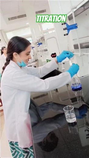 Lab Experiment Titration #iitropar #bscbedlife #titration #experiment #explore #trending #viral #yt