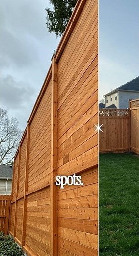 Real Backyard Privacy Upgrade Using a New Wood Fence