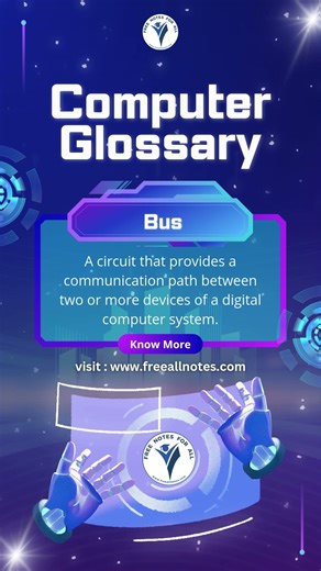 Bus | Computer Glossary | Computer Dictionary & Terms #computerkeys #computers #booting #bug #error