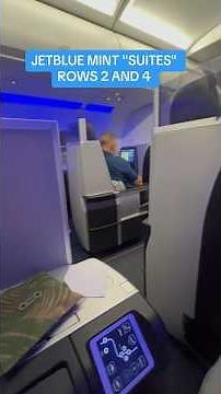 JETBLUE MINT SUITES ROWS 2 & 4 #travel #firstclass #businessclass #luxurytravel #jetblue #aviation