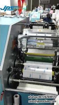 JPS-320C-TR-DN Automatic Adhesive Free Winding Die Cutting Slitting Machine For Blank Label Roll