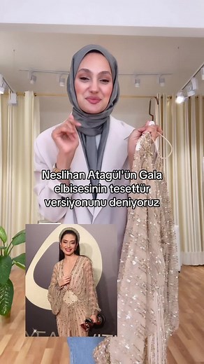 Neslihan Atagül'ün Gala Elbisesi: Tesettür Modası