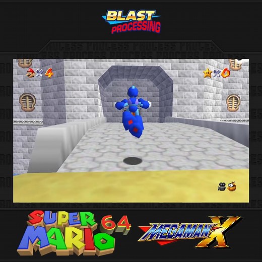 110K views · 3.3K reactions | You can play Super Mario 64 with Mega Man X! | Blast Processing | Facebook