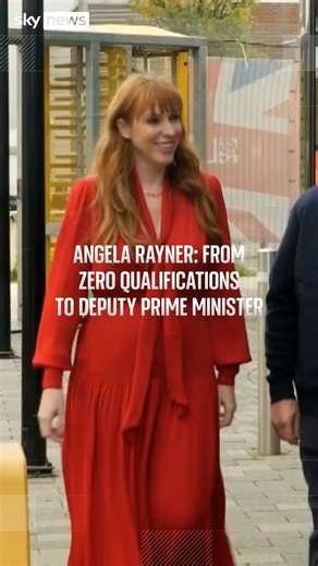 The rise and fall of Angela Rayner. From zero qualifications to the top of government, the Labour 'Red Queen' left school at 16 and worked her way up to deputy prime minister. Sky's Rob Powell takes a look back at her career. Read more: https://news.sky.com/story/politics-latest-angela-rayner-starmer-labour-badenoch-farage-reform-12593360 | Sky News