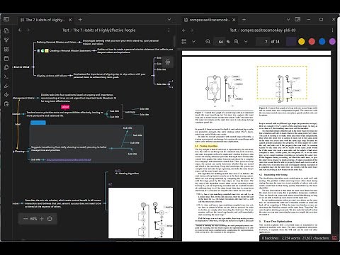 Obsidian markmind with pdf++ plugin to make annotation of pdf