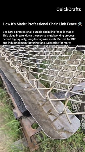 How It’s Made: Professional Chain Link Fence 🛠️