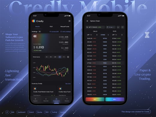 Credly - Finance Mobile App