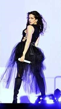 Rosalía, less than 48 hours after canceling her concert due to food poisoning. #rosalia #celebrity