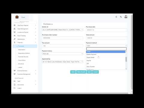 Purchases Module | Asset Management System SAAS | www.ownitweb.com