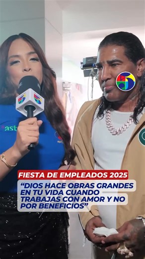 Telemicro | Omega “El Fuerte” como siempre dice presente en la fiesta de empleados de Grupo de Medios Telemicro 🥹🤩 📺 Sintoniza a través de nuestros... | Instagram