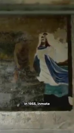 In 1955, Lester Smith, a self-taught artist who converted to Catholicism while incarcerated, transformed Eastern State Penitentiary’s Catholic Chaplain’s Office into something extraordinary 🎨 Discover these murals up close through the end of February and see how art and music have long offered reflection and resistance within prison walls. Join our Chaplain’s Office Murals and Music Mini Tours as part of our Finding Justice Month program series! This clip comes from our YouTube video, “Conservi