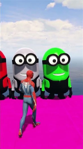 GTA 5 Epic Ragdolls Spiderman Jumps Fails ep 1780 #shorts