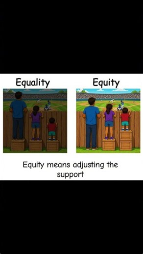 Why Giving Everyone The Same Thing Doesn't Work #equity #fairness