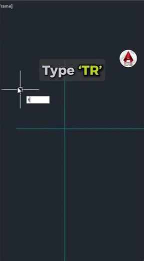 Stop Using Old Trim! Use QUICK TRIM in AutoCAD 🚀 #shorts #autocadtips